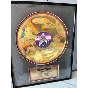 Star Trek Captain James Kirk 24KT Gold-Plated Laser Etched Disc Limited Edition